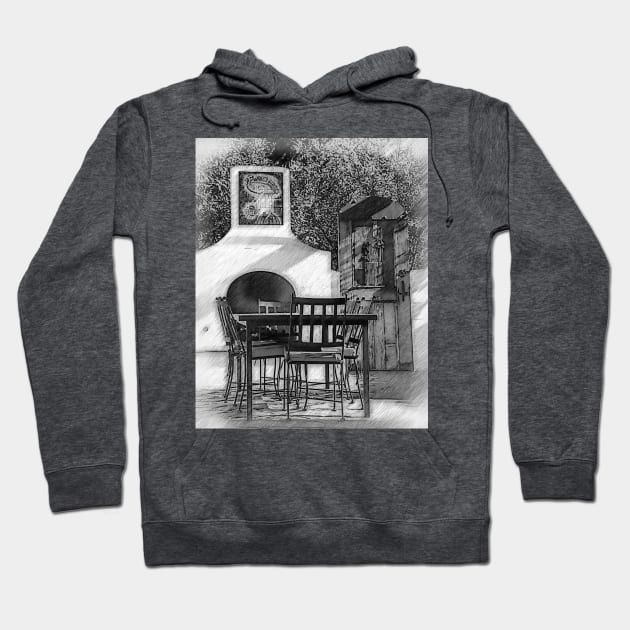 The Garden Kitchen Sketched Hoodie by KirtTisdale